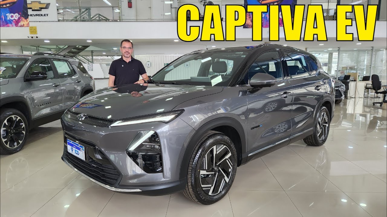 Chevrolet Captiva EV 2026 - Todos os detalhes do novo 100% elétrico na versão Premier