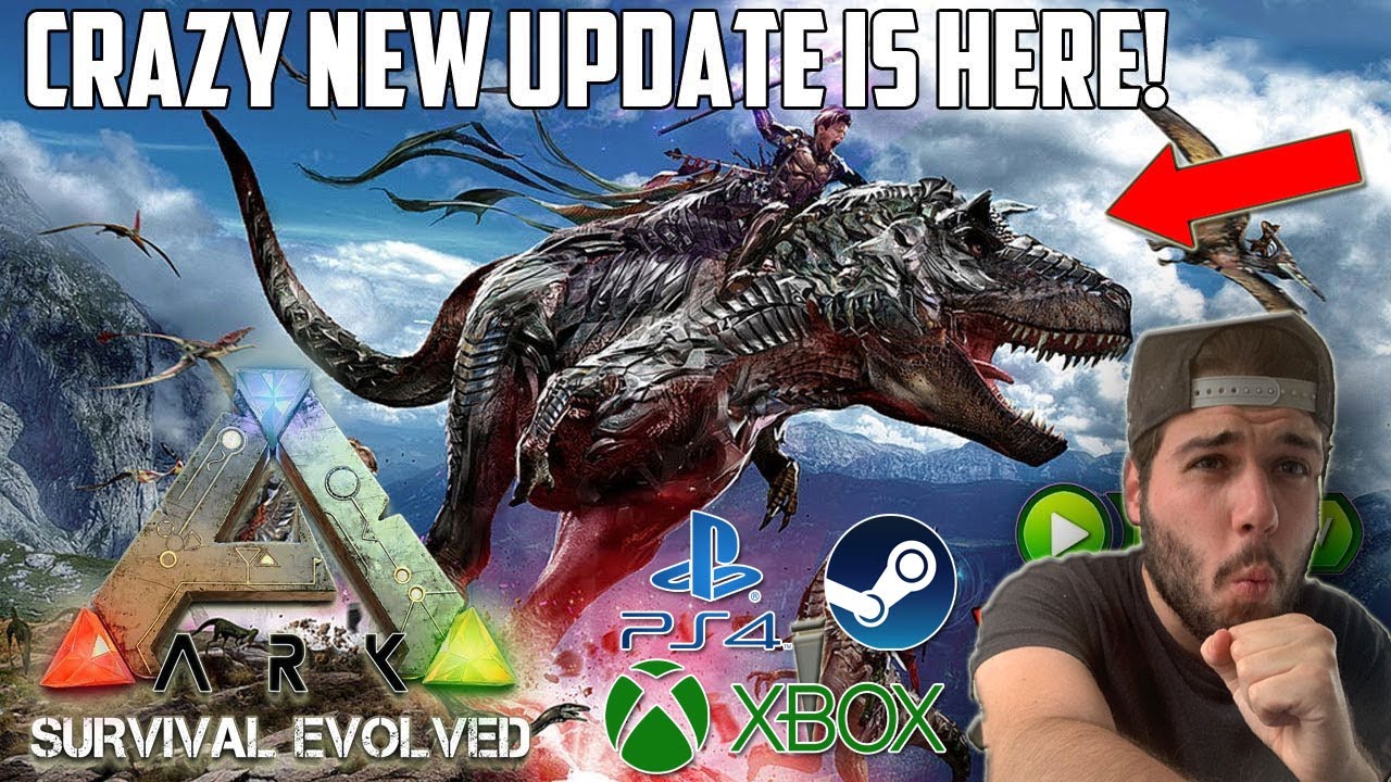 Ark Crazy Update Is Live New Map New Dino And More Xbox Ps4 Pc Youtube