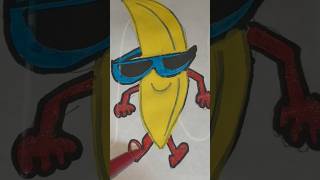 Color with me a Banana 🍌  #relaxing #asmr #art#asmrsounds #coloring #satisfying