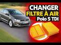 Comment changer le filtre à air sur Volkswagen Polo 5 (TDI) | Tutoriel mécanique
