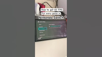 How to get 60 FPS for every game on Nintendo Switch #nintendoswitch #nintendo #nintendogames #shorts