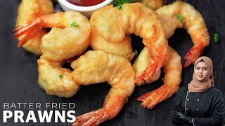 Batter Fried Prawns | Crispy Fried Shrimp Recipe | Restaurant Style