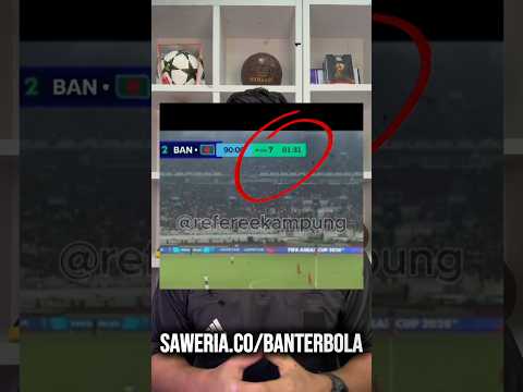 arta168 x 2739slot - Kemarin Dibantah AI Sekarang Dikasih Paham Sama Mantan Wasit Jiran Soal Polemik Tambahan Waktu
