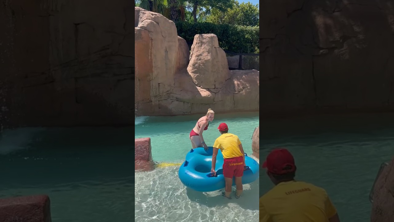 ☀️Best Water Park Lazy River Beautiful Day🌊 