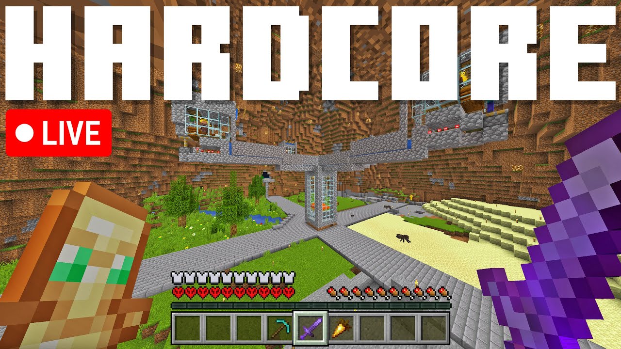 BUILDING MINI BIOMES IN MINECRAFT HARDCORE!