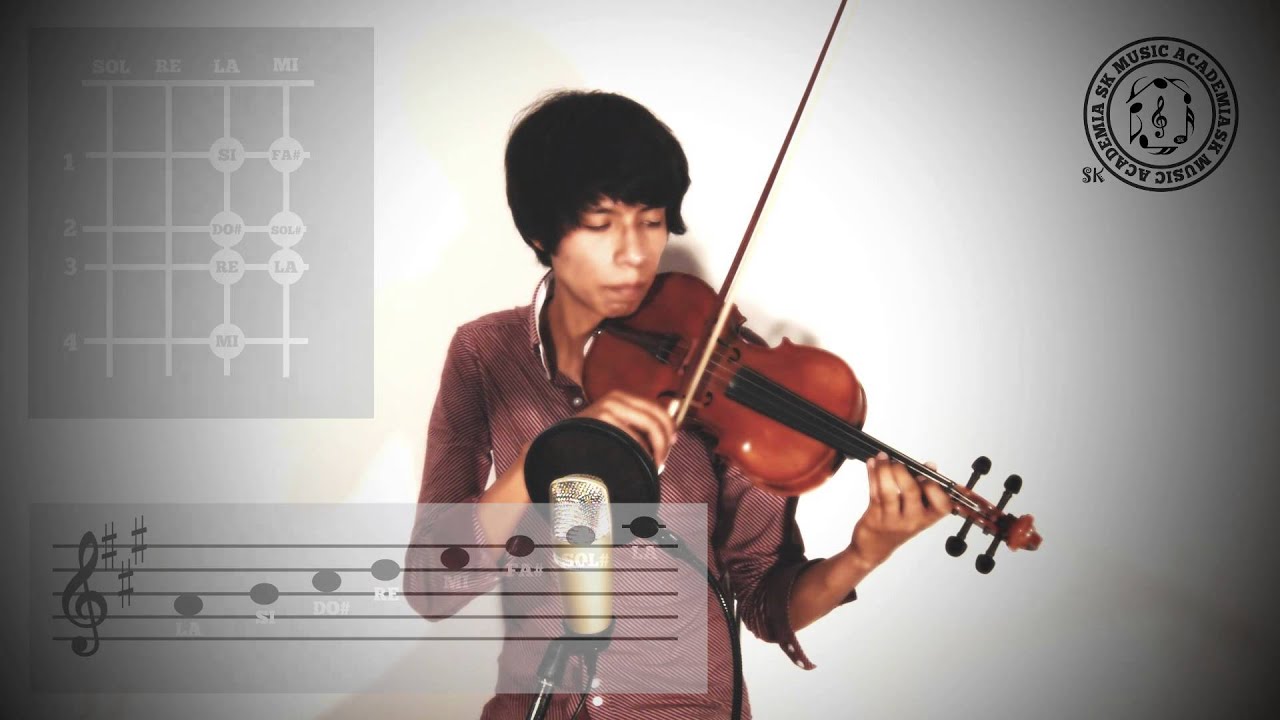 Clases de Violin: Escalas y Arpegios Mayores en primera posicion - YouTube