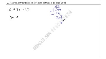 How many multiples of 4 lies between 10 and 250?