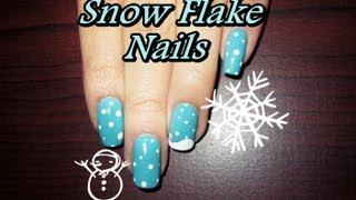 Snowflake Nails