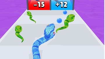 Snake Run Race 🔴🟡🟣 MAX LEVELS Gameplay Walkthrough ios,Android NEW UPDATE