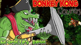 Geometry Dash Donkey Kong [COUNTRY] Sunken Jungle Showcase screenshot 4