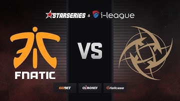 [EN] fnatic vs NiP, map 1 overpass, StarSeries i-League Season 7