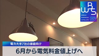 ６月から電気料金値上げへ　電力大手７社の家庭向け【WBS】（2023年5月15日）