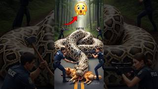 Unbelievable: Rescuers Risk Lives to Save Dog from Snake #dog #rescue #snacks #animalrescue #hero