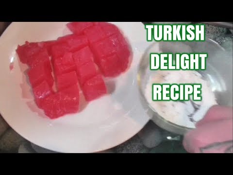 Easy Turkish Delight Recipe Without Gelatine Or Candy Thermometer English
