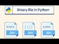 083:UNIT 1 Binary file:basic operation on binary file,open using file open modes,close a binary file