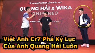 Việt Anh CR7 phá kỷ lục bóng đá của anh Quang Hải ngay trên sân khấu khiến Đỗ Kim Phúc vỡ òa