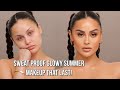 Sweat Proof Glowy Summer Makeup That Last! l Christen Dominique