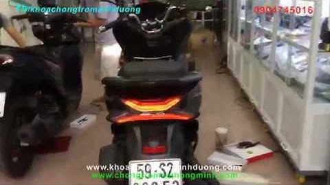 Nâng cấp chống cướp + Báo quên tắt khóa cho PCX 2018 Mới, thẻ cứu hộ cực an toàn