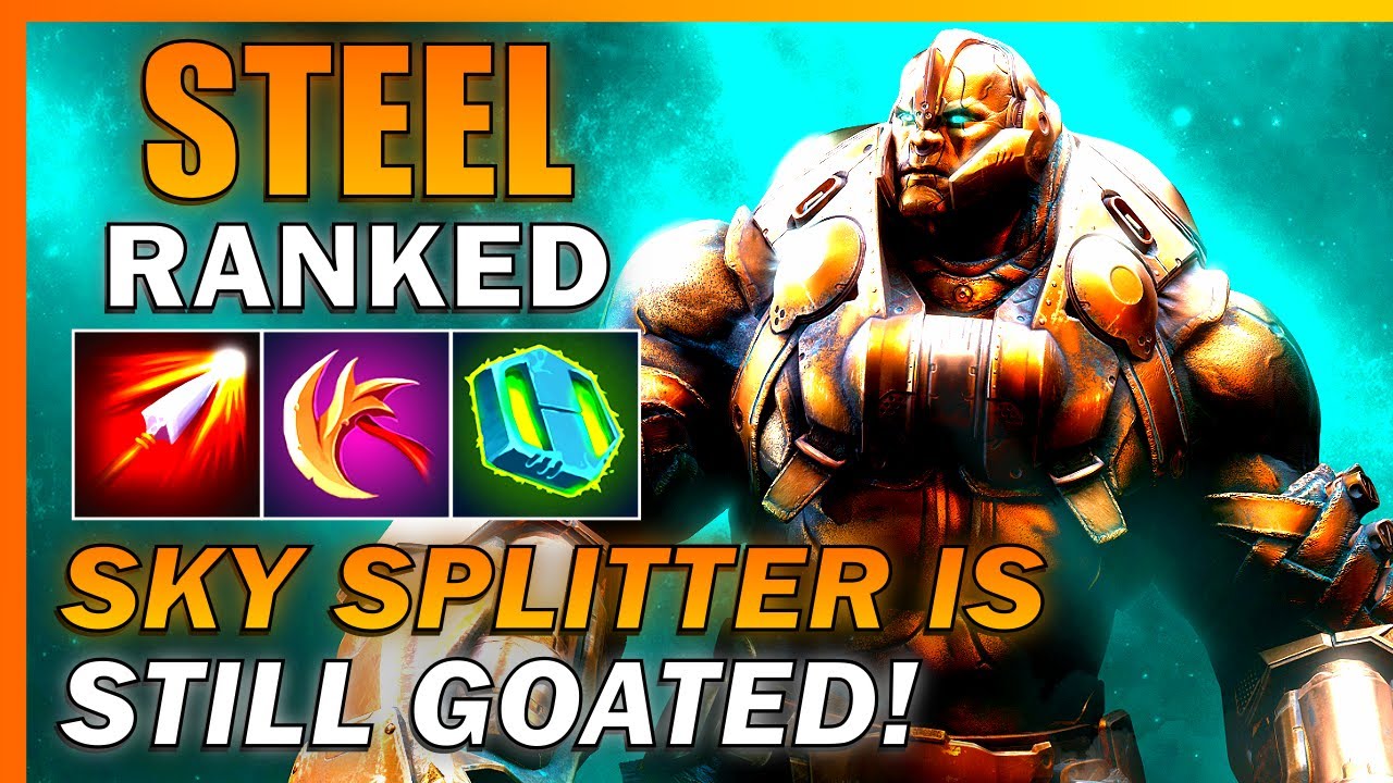 SKY SPLITTER STEEL may be NERFED, but I'll still CARRY MY TEAM in RANKED! - Predecessor Gameplay