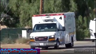 (Old) Santee Fire Department Medic 4 responded. 🚑🔥💉❤️💜🌸