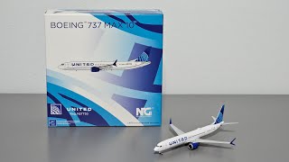 New Mould! NG Model 1/400 United Airlines Boeing 737 MAX-10 [N27753] Model Review