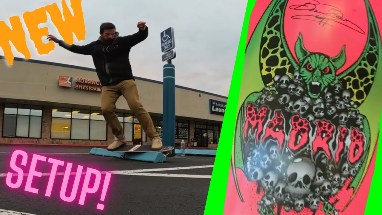 New Oldschool Skateboard Setup! Madrid Skateboards, Ace Trucks
