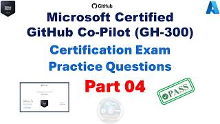 Celebrity GitHub Co-pilot GH-300  Certification Exam Practice Questions Answer Part 04 Net Worth
