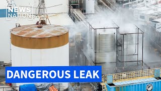 Chemical tank cracks near Disneyland