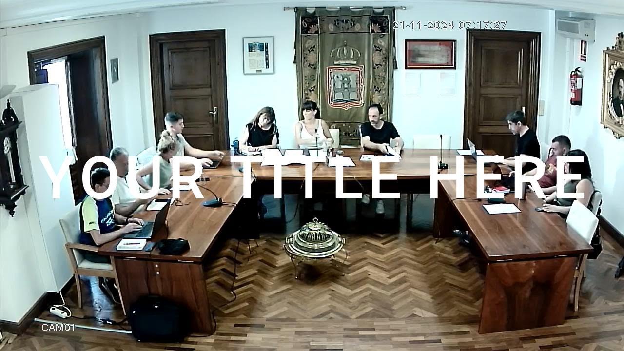 Video Pleno extraordinario de 26 de junio de 2025