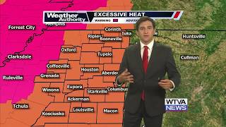 Nick's Saturday night forecast: another heat wave begins Sunday