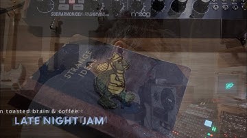 LATE NIGHT JAM on toasted brain & coffee MOOG SUBHARMONICON MOTHER-32 DFAM