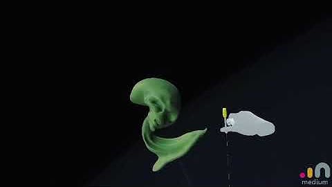 VR sculpture oculus medium alien statue 3d printing by Cabel Adams @siriusVR