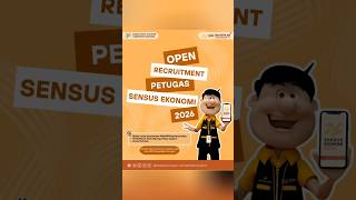 Rekrutmen Petugas Sensus Ekonomi 2026 📢 Ayo segera daftar~ #bpskabwonogiri #lowongankerja #se2026