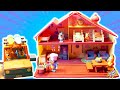 La Casita y el auto de Bluey - Bruno y Ellie