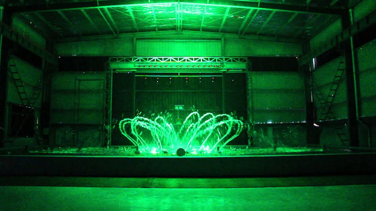 2D and 3D digital music dancing fountain in T.Y. Fountain showroom