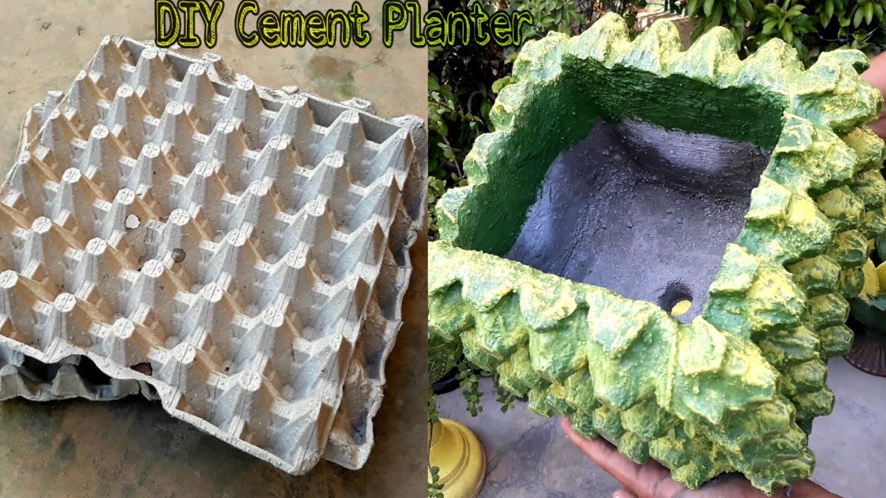 Cement Plant Pots Diy : 1 / Then mark that on the tube (in our case, i