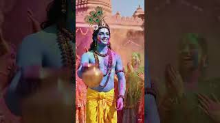 “ब्रज की होली, कान्हा के संग 💛🌸”#shorts #status #krishnaholistatus #bhaktistatus #holi #holistatus
