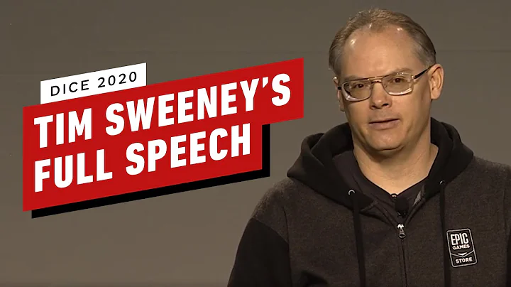 Tim Sweeneys Full DICE 2020 Talk