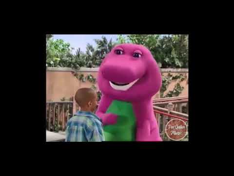 Barney violates kids shoes😂😂😂