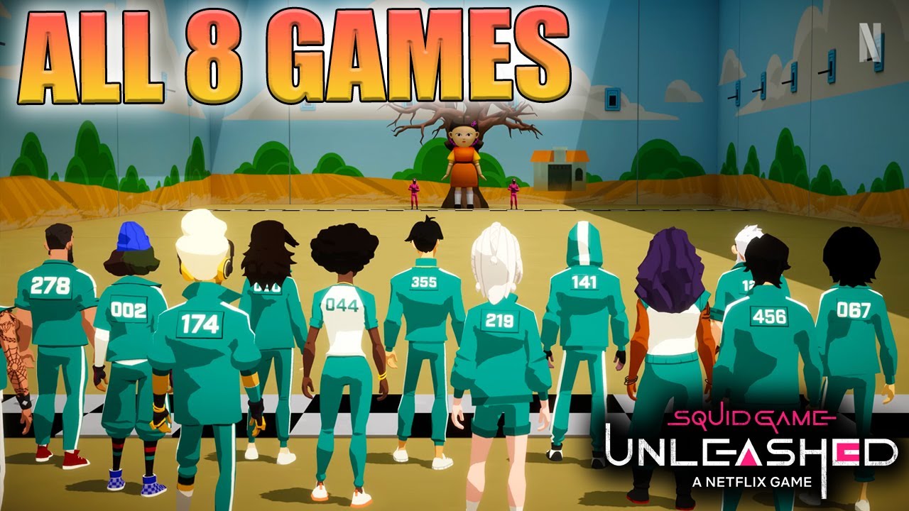 Squid Game Unleashed - All 8 Game's Gameplay - YouTube