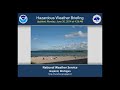 Hazardous Weather Briefing for Monday, June 30, 2014