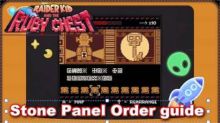 Stone Panel/ Tablets Order guide | Ruins with skeleton | Raider Kid and the Ruby Chest