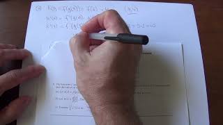 AP calculus AB 2016 #6