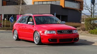Audi RS4 B5 compilation - Accerelations , Flames , Bangs , Sounds