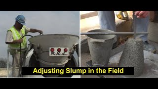 Concrete slump variation at site, how to deal with it