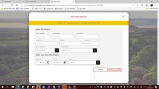 New Customer Registration + Housing Application