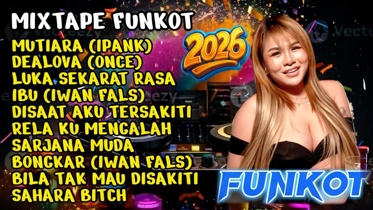 MIXTAPE FUNKOT TERBARU 2026 - MUTIARA (IPANK) X DEALOVA (ONCE) | 1 Jam Full Nonstop