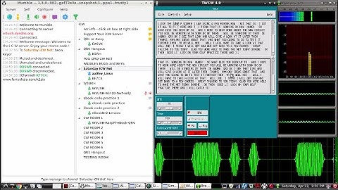 QRQ CW : Live recording of an online morse code qrq cw net for 4-23-2016