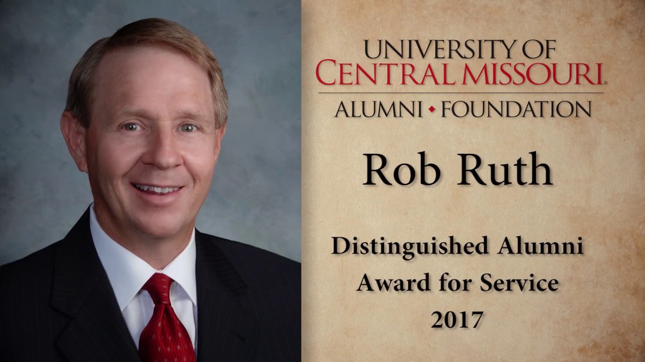 collage Robert E. Ruth - 2017 UCM Distinguished Alumni Award for Service