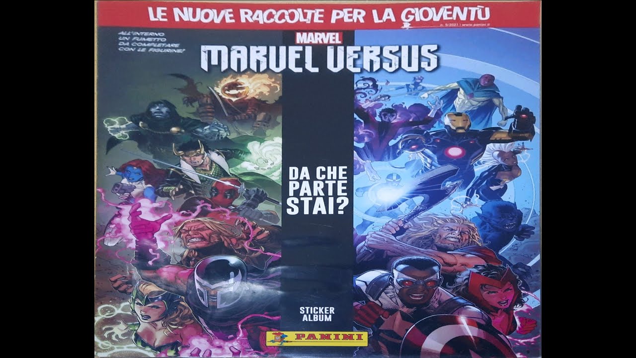 Panini 2021 COMPLETE Marvel Versus sticker album review.